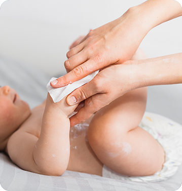 Non-tissé à usage sanitaire