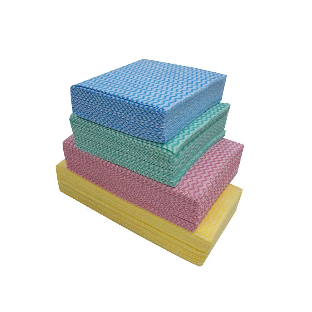 Jumbo Roll imprimé Spunlace non tissé pour la fabrication de lingettes de nettoyage
