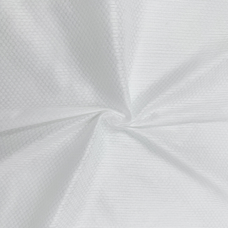50gsm semi-cross 30% Viscose Perle motif pour les lingettes humides en tissu sans tissu