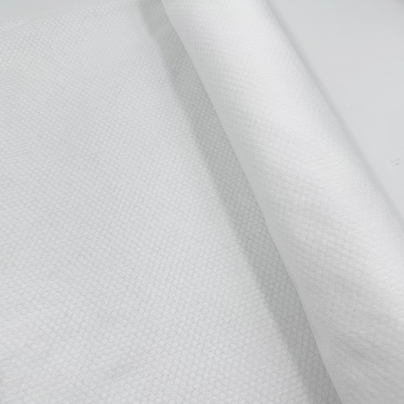 50gsm semi-cross 30% Viscose Perle motif pour les lingettes humides en tissu sans tissu