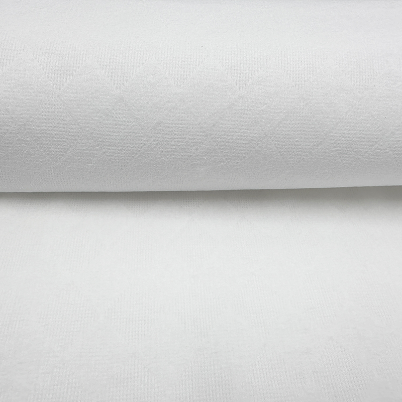 Modèle spécial semi-cross à 50% personnalisé à 30% de viscose Spunlaced non tissé pour les lingettes humides
