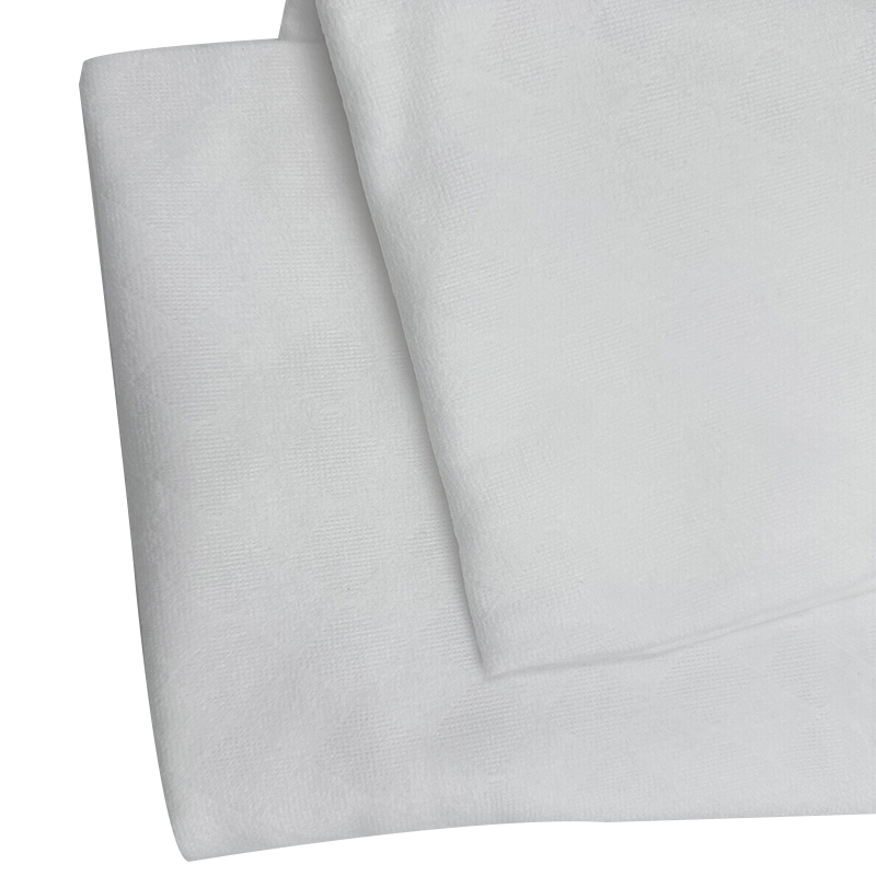 Modèle spécial semi-cross à 50% personnalisé à 30% de viscose Spunlaced non tissé pour les lingettes humides